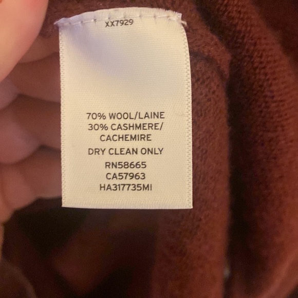 Halogen cashmere wool blend tunic sweater - Picture 2 of 6